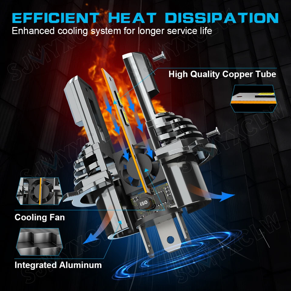 Bombillas SUPER LED para faros de moto de nieve Ski-Doo MXZ 1200 4-TEC TNT 2009-2018 Foto 4 de 4