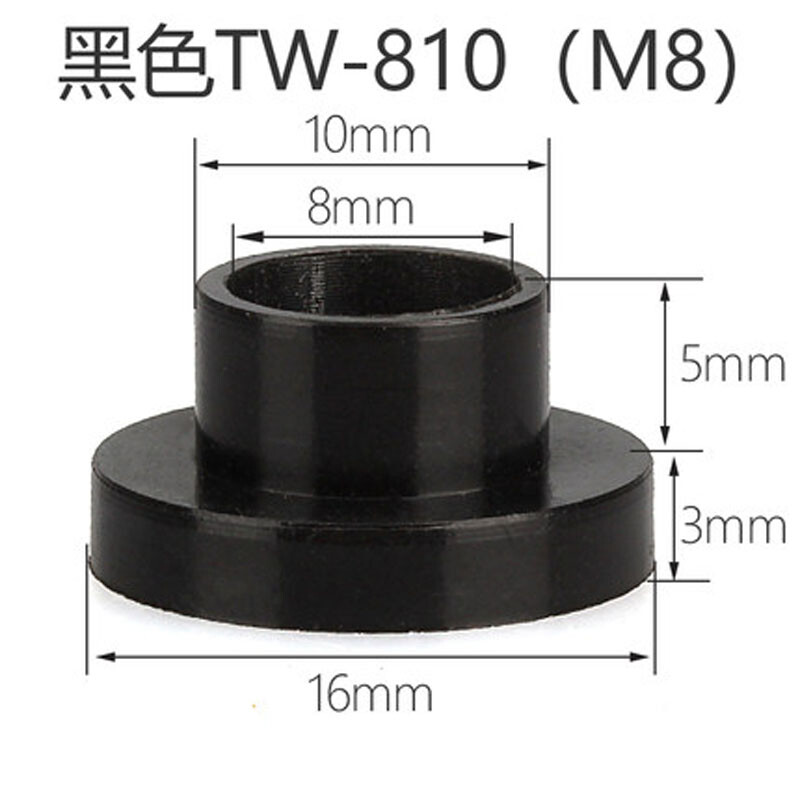 Lot De 100 Rondelles Plates En Nylon Noir M3 X 8 X 1 Mm – Pour Fixation Et écartement, Uxcell