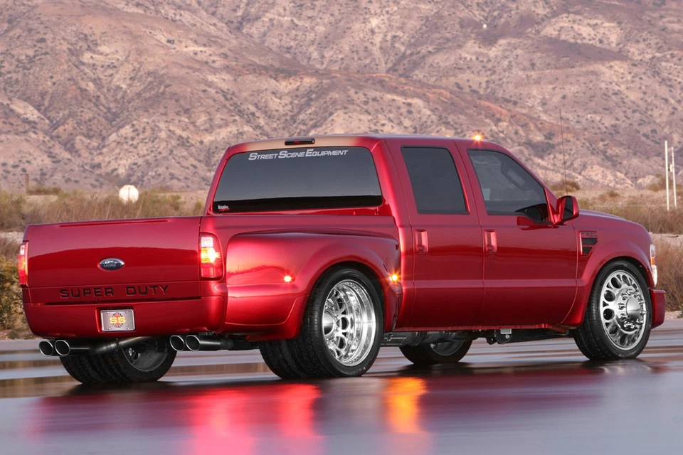 Se adapta a 08-16 F250 F350 Super Duty escena callejera uretano bandeja antivuelco trasera 950-70845 Foto 2 de 4