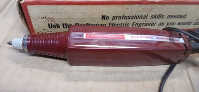 #ad Vintage CRAFTSMAN Electric Engraver SEARS $35.00