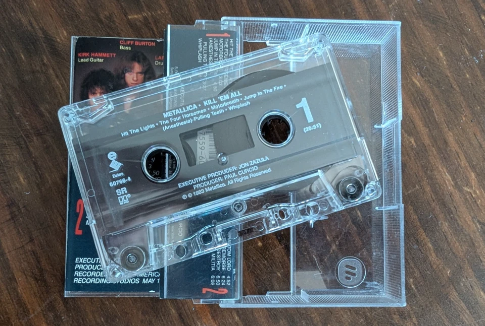 METALLICA - Kill' Em All Cassette Tape 60766-4 - Image 3 of 3