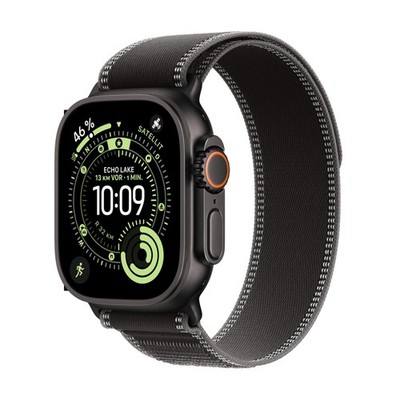 Apple Watch Ultra 3 GPS + Cellular 49mm, Schwarz Titaniumgehäuse Trail Loop
