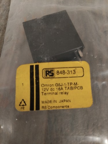 X1 Nuovo Omron G5J-1-TP-M 12VDC Contatto 16A250VAC 16A30VDC Relè di Alimentazione 3 Pin - Foto 4 di 6