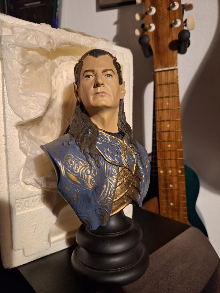 Buste Sideshow Gil-Galad LOTR Seigneur des anneaux Lord of the rings - Photo 1/4