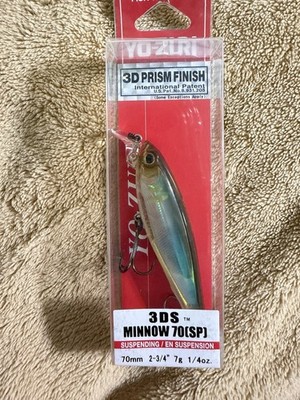 Yo-Zuri 3DS Minnow 70 (SP) Crankbait  Holographic Ayu ~ 80cm/2.5ft. Max ~ NEW