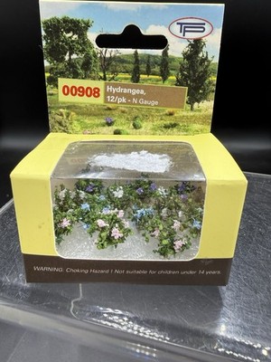 Tasma Mini Modelleisenbahn Display Hortensie Blumen - 00908 - Spur N - Neu in OVP