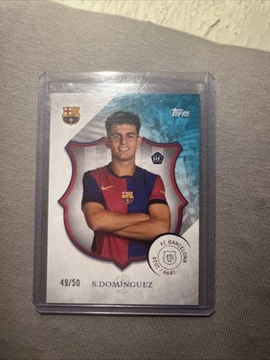 Topps FC Barcelona 125 Jahre Sergi Dominguez La Liga Rookie /50