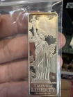 Statue Of Liberty 1 Oz 999 Silver Art Bar July 4th Declaring Of Independence