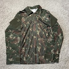 Camisa de Combate Top Camuflada Lagarto Emitida por la Fuerza Aérea Brasileña Táctica Calce Pequeño Apretado
