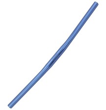 Blue MTB Flat Wide Handlebar 25.4mm Clamp Alloy Straight Mountain Bicycle Bar.