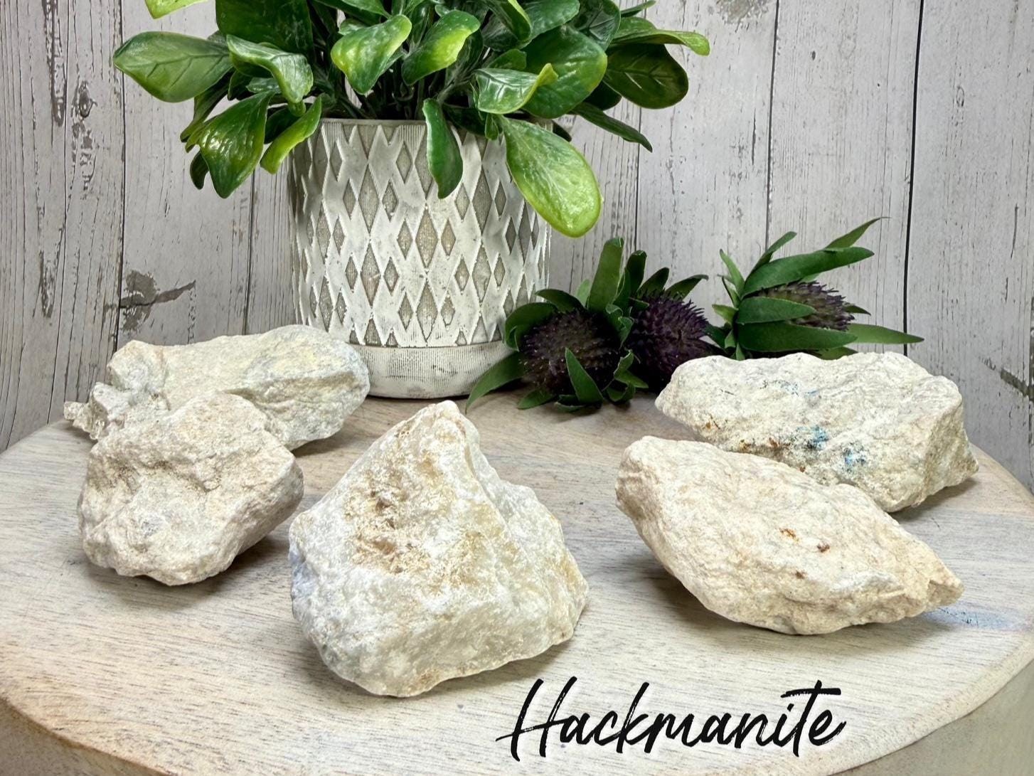 Hackmanite Stone, Small Hackmanite Crystal, Hackmanite Raw Stone, Hackmanite