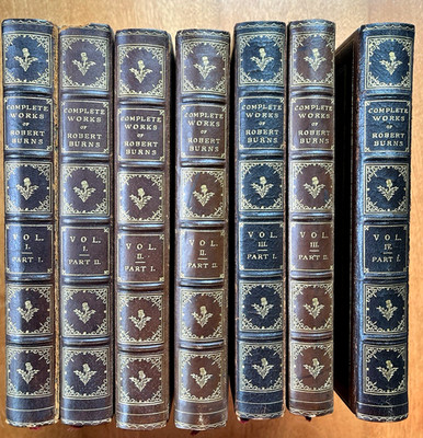 Complete Works of Robert Burns (1896 Ltd Ed #47 of 50, 7 of 12 vols) Very Good