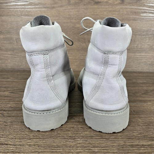Timberland Grey Nubuck Leather Ankle Boots A172F Lace Up Size UK 5.5 - Picture 9 of 19