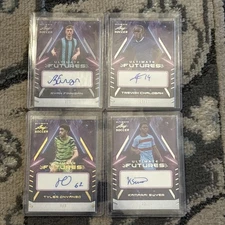 (4) 2022 Leaf Ultimate Soccer - Swyer, Finnigan, Chalobah, Onyango All AUTOs!!