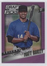 2014 Panini Prizm Perennial Draft Picks Purple 101/149 Matt Railey #16 e5r