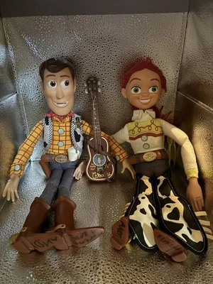 Woody And Jessie Pull String Talking Guitar Toy Story Tested Works - Bild 1 von 4