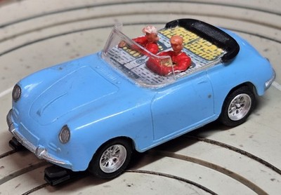 Faller AMS 4822  - Porsche 356 als Cabrio, 60er Jahre Spielzeug #EBS1790