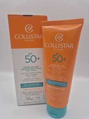 Collistar Milano LSF 50+ Sonnencreme 100ml Überempfindliche Haut Gesicht Körper UVP 34£