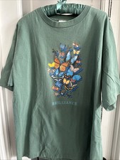 Vtg 2001 Earth Foundation Butterfly T-Shirt XL Made in USA