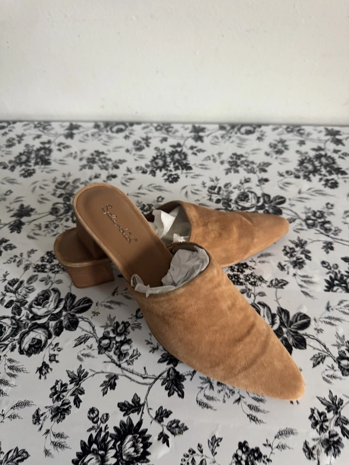 Espléndida ropa de trabajo diaria causal Lorelei para mujer punta tacón bloque tacón mulas Foto 4 de 4