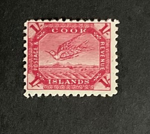 Cook Islands SG20a 1/ Deep Carmine MHR