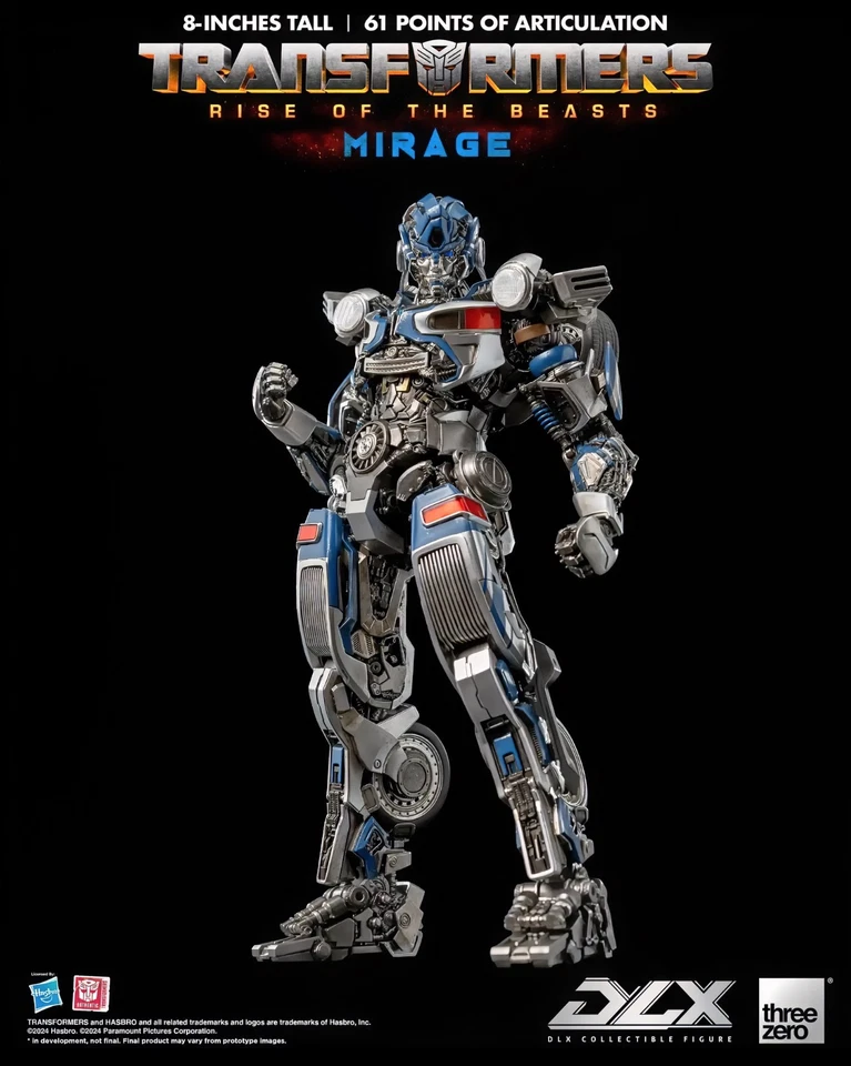 Threezero DLX Transformers Mirage Rise of the Beasts 8 Inches Figures - Image 4 of 4