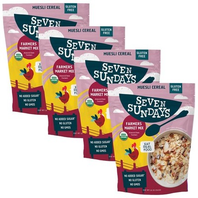 Organic Muesli Cereal, Farmers Market Almond Date Currant, 32 Oz Bag (Pack of...