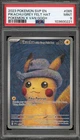 Pokemon Pikachu with Grey Felt Hat Van Gogh Full Art Promo SVP EN 085 PSA 9 Mint