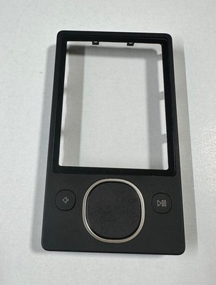 Black Front Panel Cover w/ Buttons for Microsoft Zune 80GB 1126 - ''A Grade''