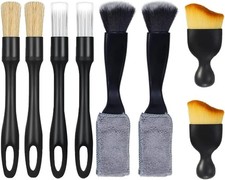 8PCS Car Detailing Brush Set, Soft Brushes for Interior Cleaning
