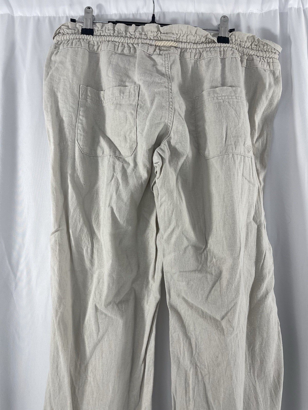 Roxy Women’s Stone Solid Linen Blend Oceanside Pa… - image 8