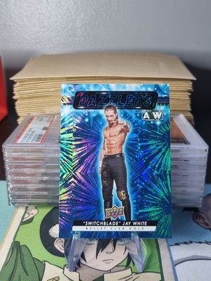 AEW Upper Deck Flagship 2024 Dazzlers Blue Insert Switchblade Jay White - DZ-40 