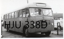 Talbott HJU 338D Bedford SB5 Duple MIdland Rickard B&W Bus Photo 5.5" x 3.5"