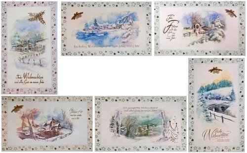 Weihnachtskarten, viele Motive,Glückwunschkarten mit Umschlag, Blitzversand - Bild 16 von 42