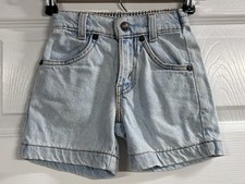 Vintage 90s Little Levi's Denim Blue Jeans Shorts 2T
