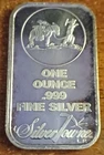 Silvertowne Prospector 1 oz .999 fine Silver Bar