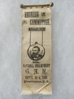 1892 13th ARMY CORPS WASHINGTON DC GAR CIVIL WAR VET GRAND ARMY REUNION RIBBON