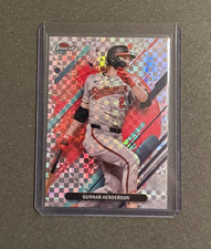 2025 Topps Finest Gunnar Henderson #291 RARE CHECKBOARD REFRACTOR Orioles