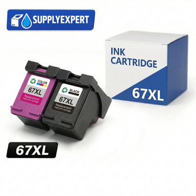 67XL Ink Cartridge Combo Compatible for HP DeskJet 2755e 4155e ENVY 6055e