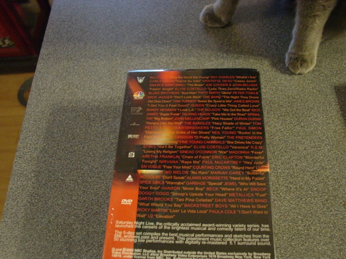 Saturday Night Live - 25 Years of Music (DVD, 2003, 5-Disc Set