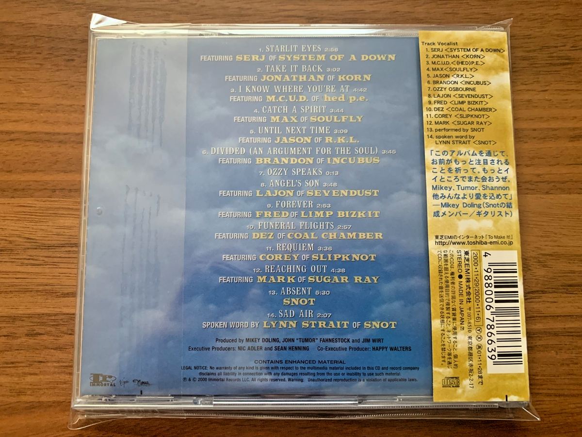 Snot – Strait Up 2000 Japan CD OBI VJCP-68268 Various Artist | eBay