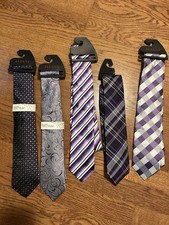 Lot Of 5 New Alfani Men's Ties