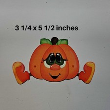 HALLOWEEN PUMPKIN scrapbook premade paper piecing 3D die cut by Rhonda