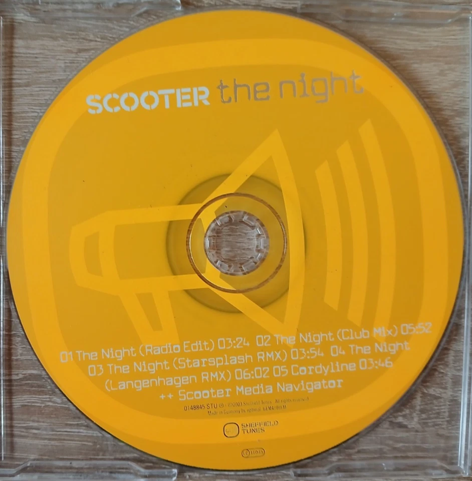 SCOOTER - The Night - Maxi-CD / Edel Sheffield Tunes, 0148845 STU - Bild 3 von 3