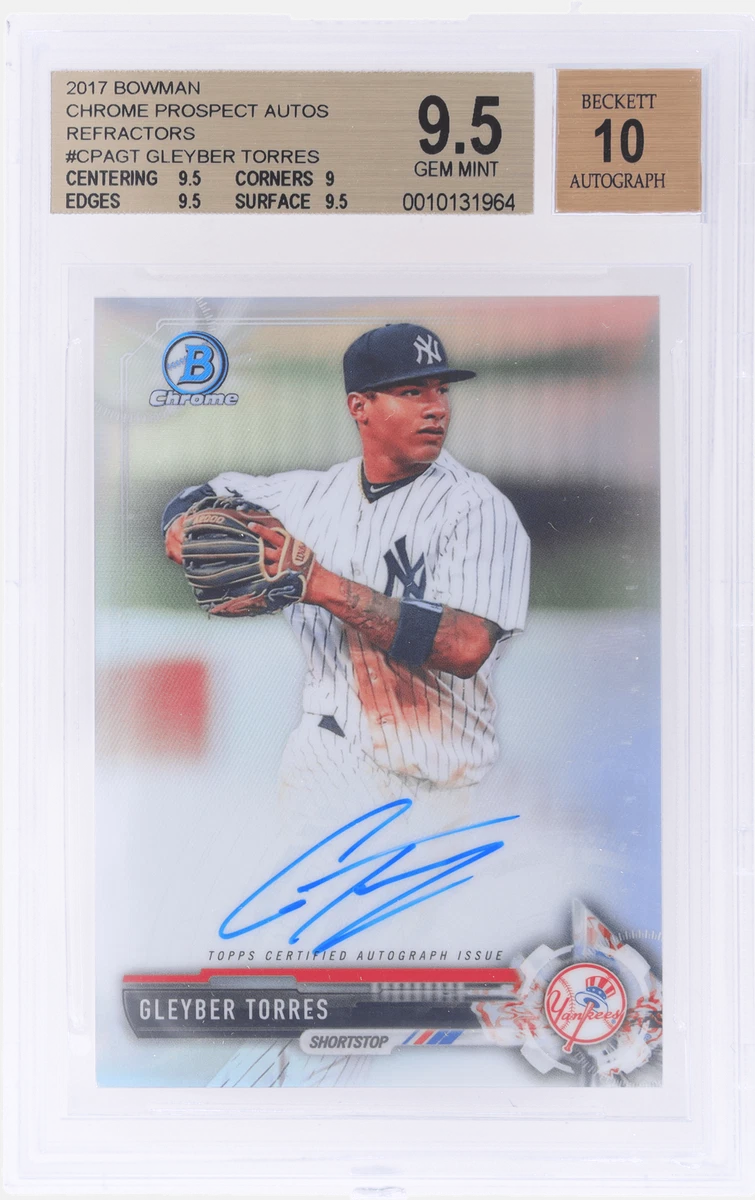 Bowman Gleyber Torres Baseball Sports Trading Cards & Accessories