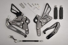 Paire de Platines / Commandes Reculées Pour YAMAHA MT09 MT-09 RN43 2017-2019