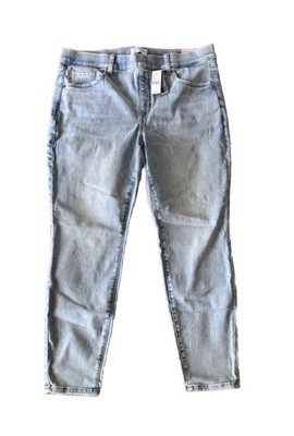 LANE BRYANT  PULL-ON ANKLE HIGH-RISE JEGGINGS Leggings CROP JEANS~Size 18 #D
