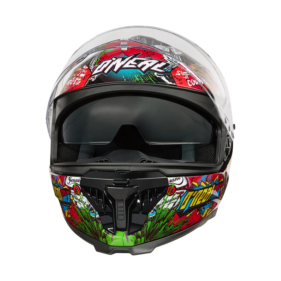 CASCO INTEGRAL O'NEAL CHALLENGER MANIVELA NEGRO MULTIVISERA PARASOL ECE 22.06 - Imagen 4 de 4
