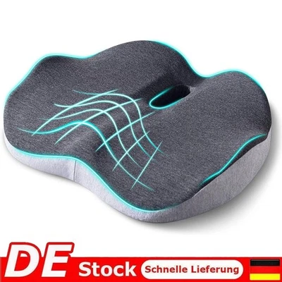 MARKENLOS Sitzkissen Orthopädisches Steißbeinkissen Auto Büro Sitzerhöhung Stuhlkissen Gel
