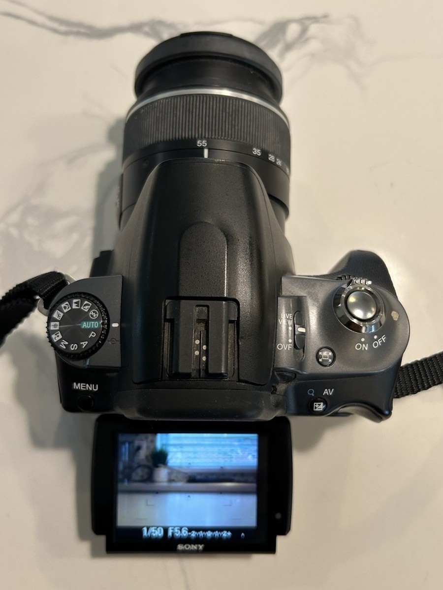 Sony Alpha DSLR-A330 10.2MP Digital SLR Camera - Black (Kit